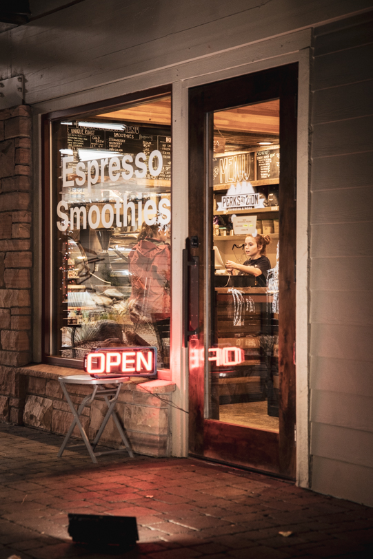 Perks! Coffee, Espresso, & Smoothies in Zion